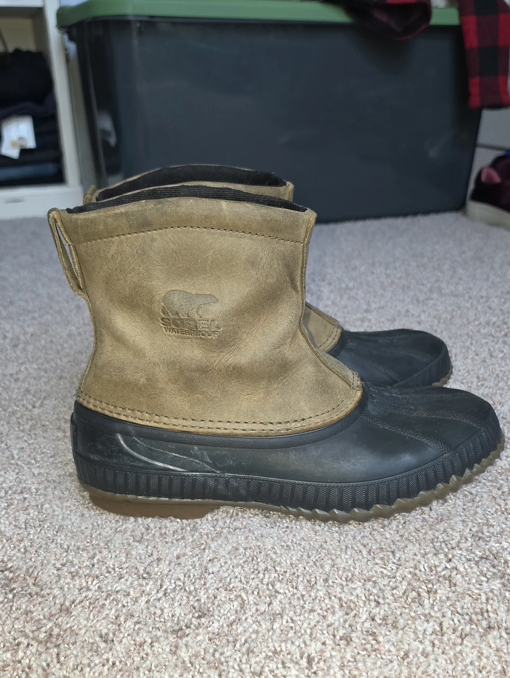 Sorel Cheyanne Premium Pull On Waterproof Duck Thinsulate Insulated Boots Men 9